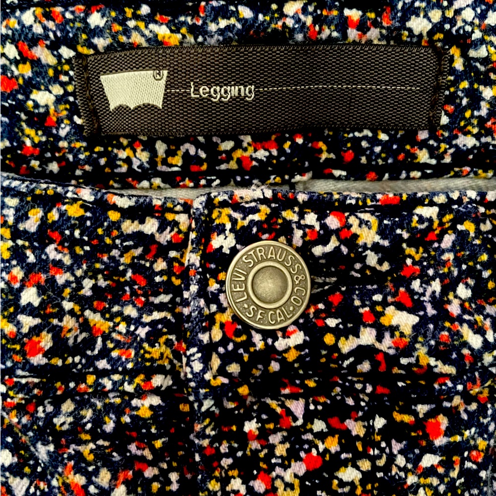 Women’s Levi’s Print Denim Jegging sz6